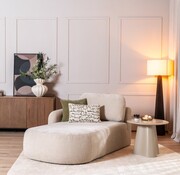 Bronx71 Chaiselongue Vienna Chenille beige links