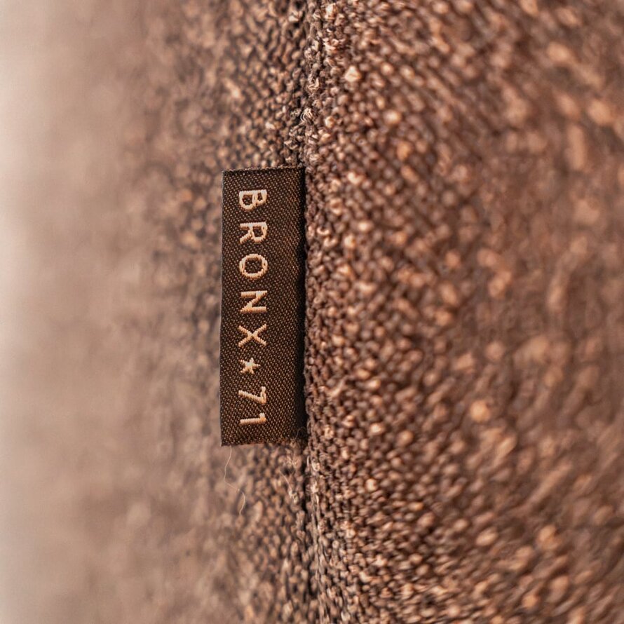 Chaiselongue Vienna Chenille braun rechts