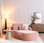 Bronx71 Chaiselongue Vienna Chenille Rosa rechts