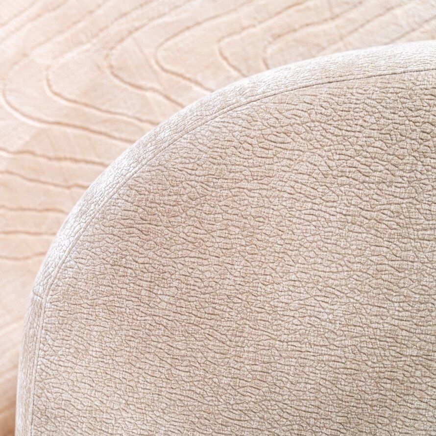 Chaiselongue Vienna Chenille taupe links