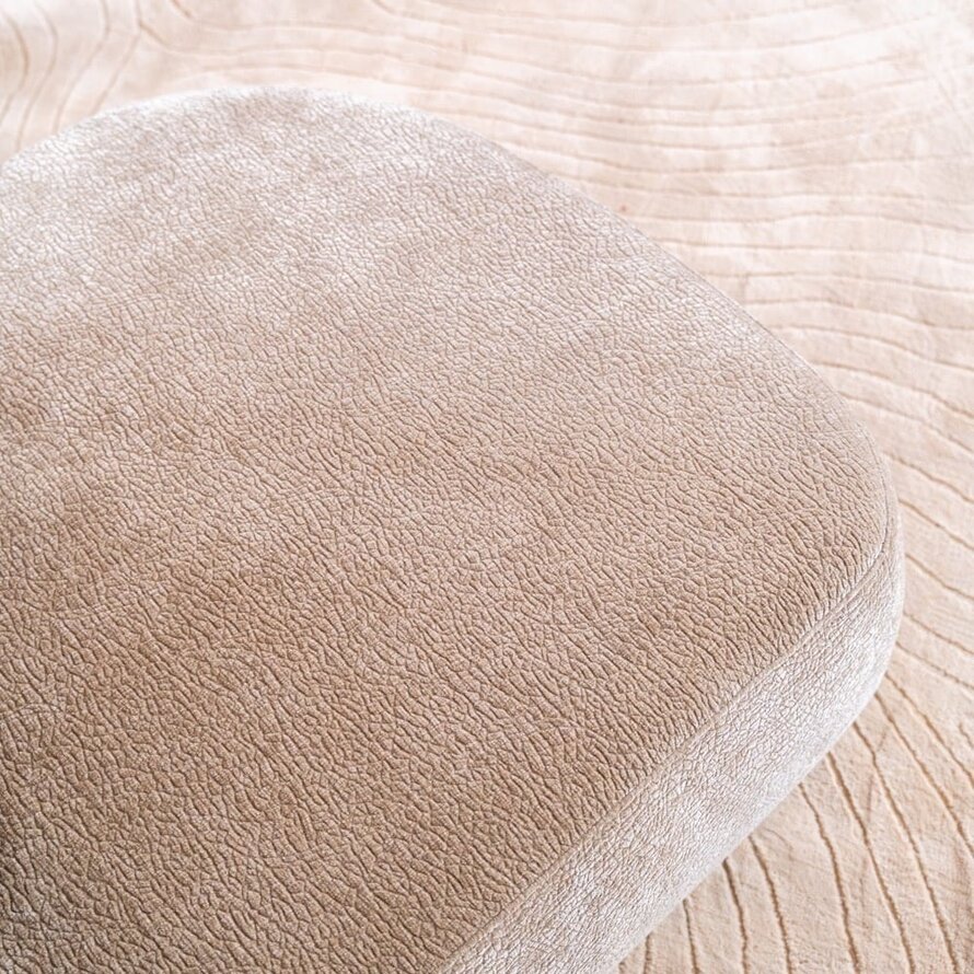 Chaiselongue Vienna Chenille taupe links