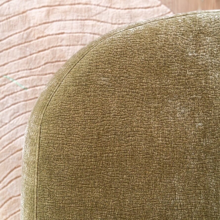 Chaiselongue Vienna Chenille Grün links