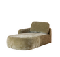 Chaiselongue Vienna Chenille Grün links