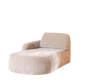 Bronx71 Chaiselongue Vienna Chenille taupe links