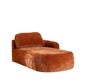 Chaiselongue Vienna Chenille terrakotta rechts