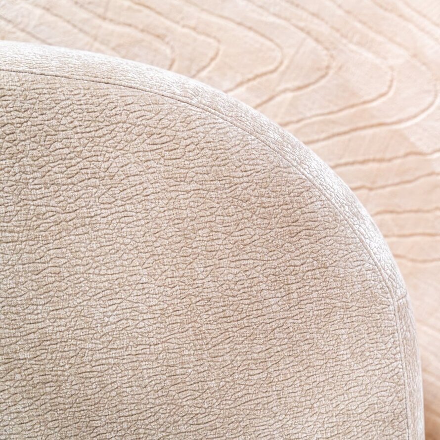 Chaiselongue Vienna Chenille taupe rechts