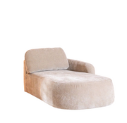 Bronx71 Chaiselongue Vienna Chenille taupe rechts
