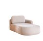 Chaiselongue Vienna Chenille beige rechts