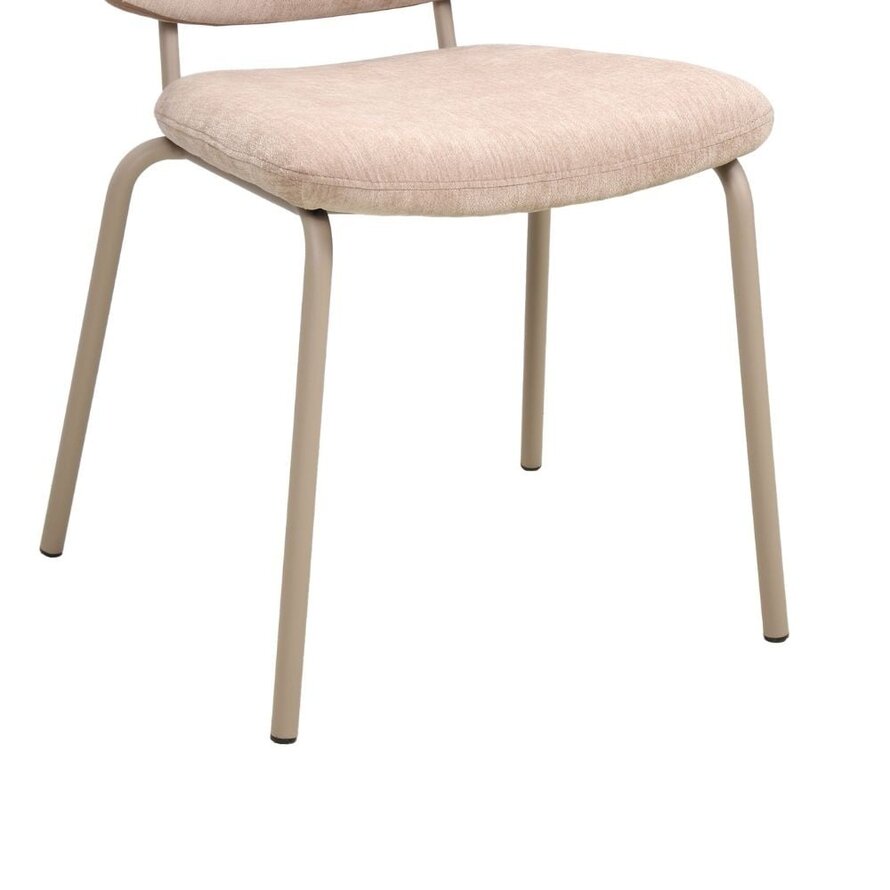 Stuhl Pam Samt beige