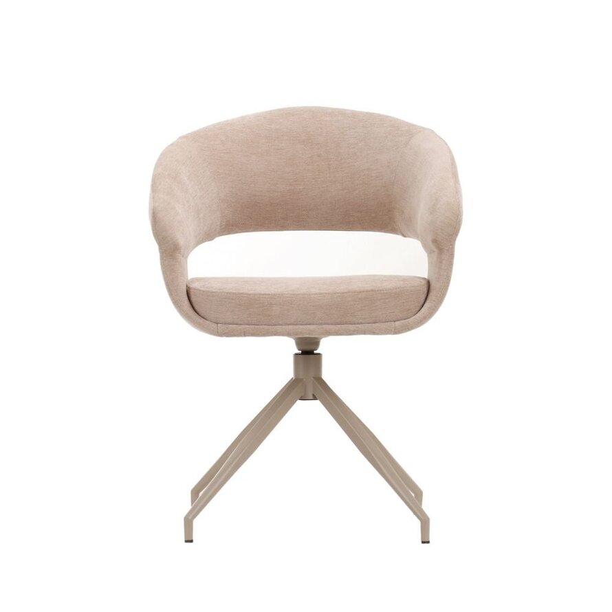Stuhl Suzie Samt beige
