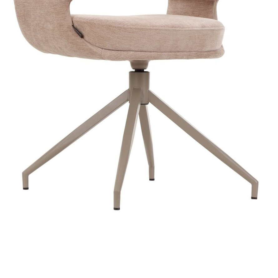 Stuhl Suzie Samt beige