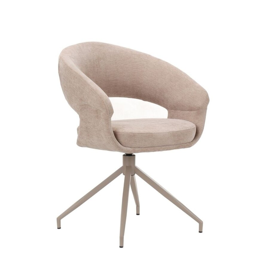 Stuhl Suzie Samt beige