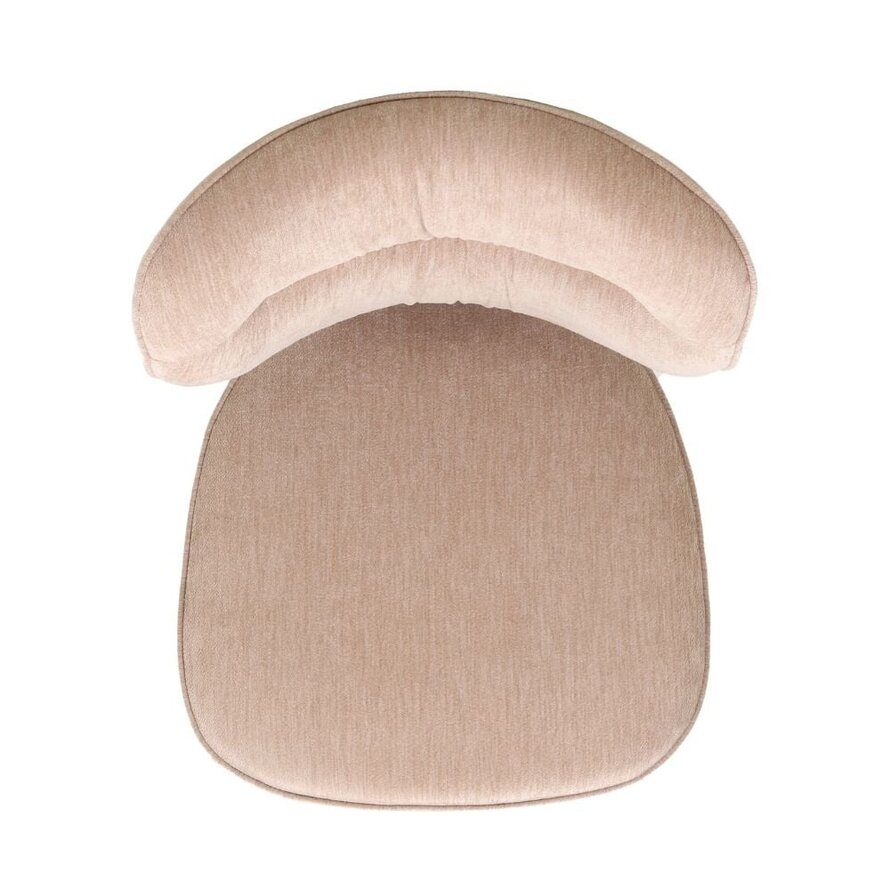Stuhl Rosa Samt beige