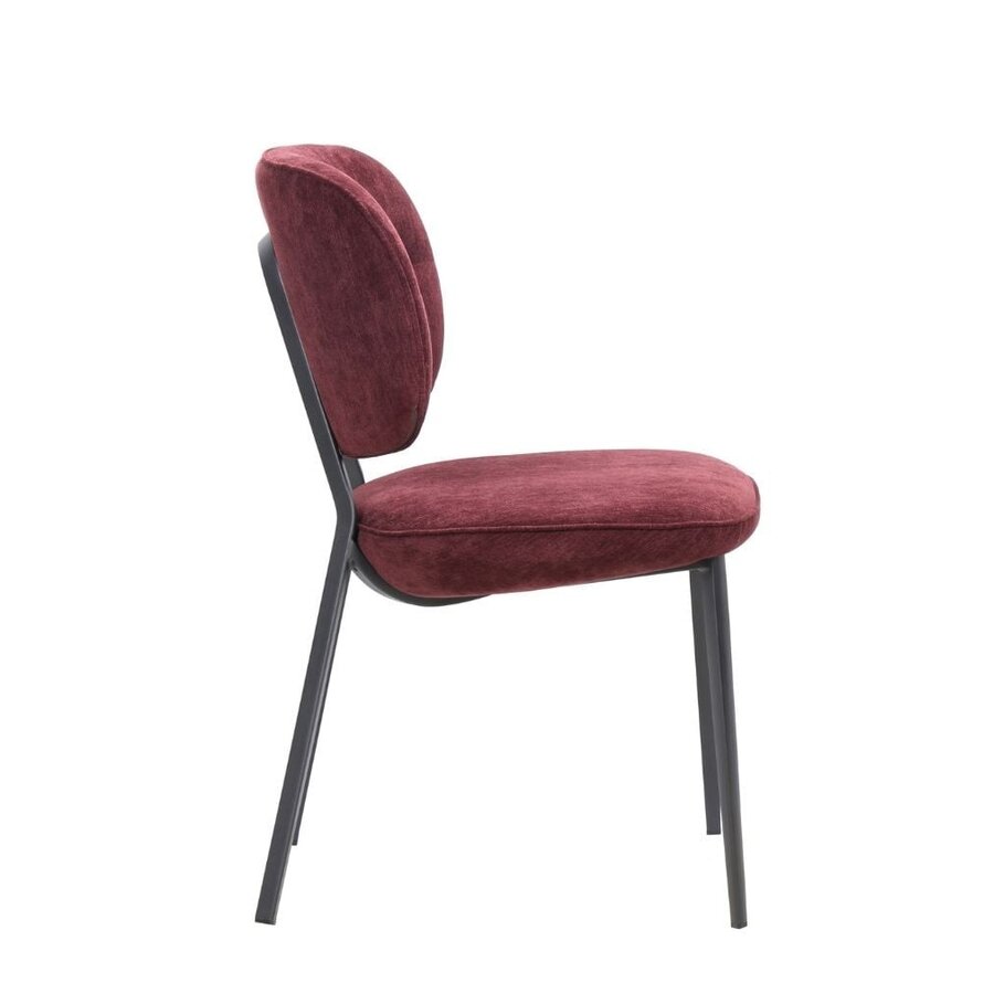 Stuhl Rosa Samt lila