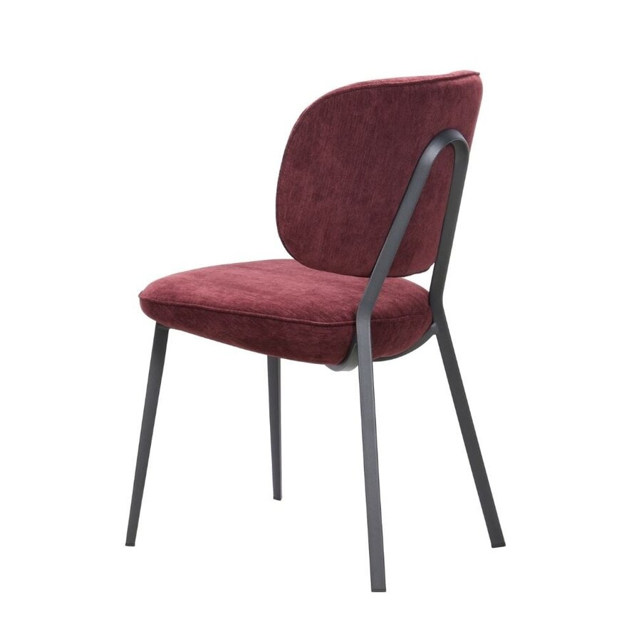 Stuhl Rosa Samt lila