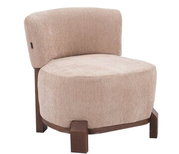 Bronx71 Sessel Bliss Samt beige