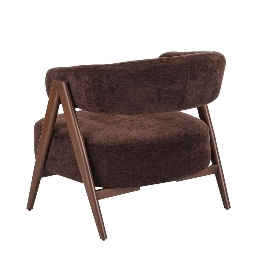Sessel Yasmin Samt braun