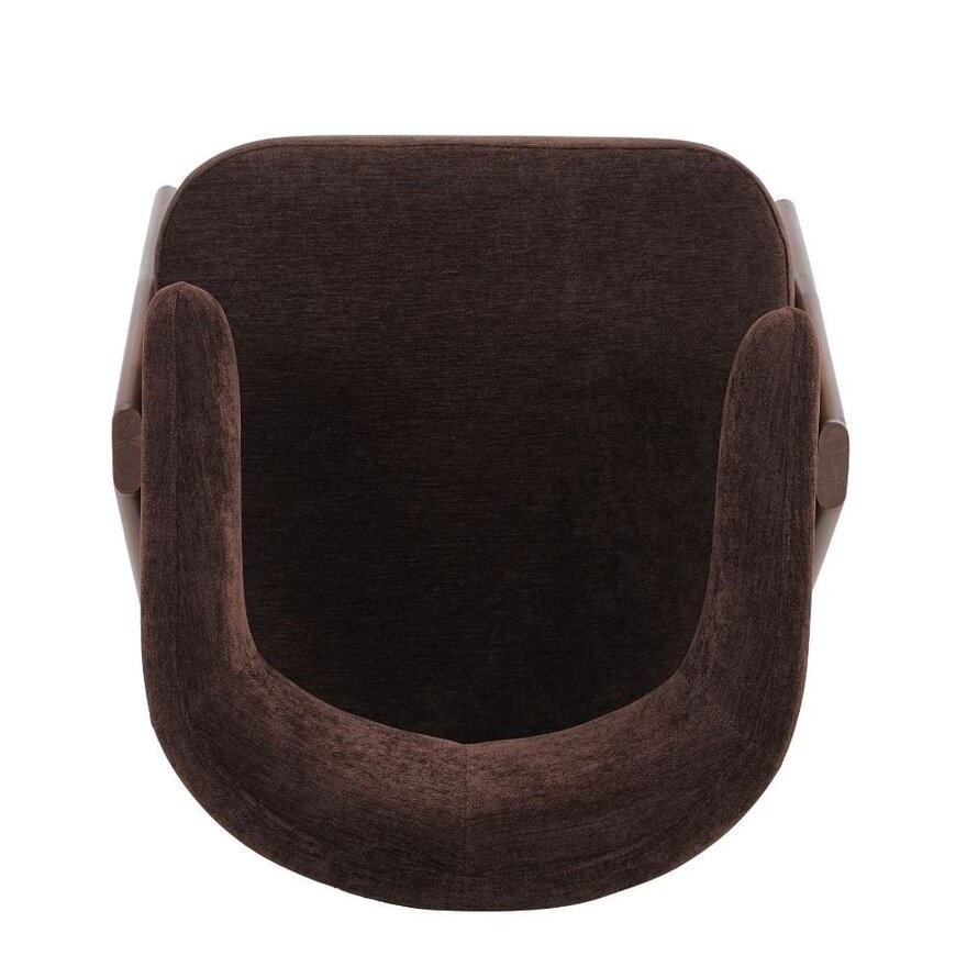 Sessel Yasmin Samt braun