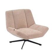 Bronx71 Sessel Mara drehbar Samt beige
