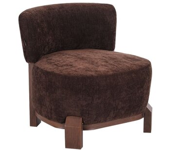 Bronx71 Sessel Bliss Samt braun