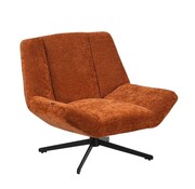 Bronx71 Sessel Mara drehbar Samt ocker