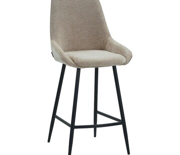 Bronx71 Barhocker Lynn Samt beige 71 cm