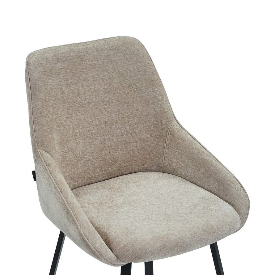 Stuhl Lynn Samt beige