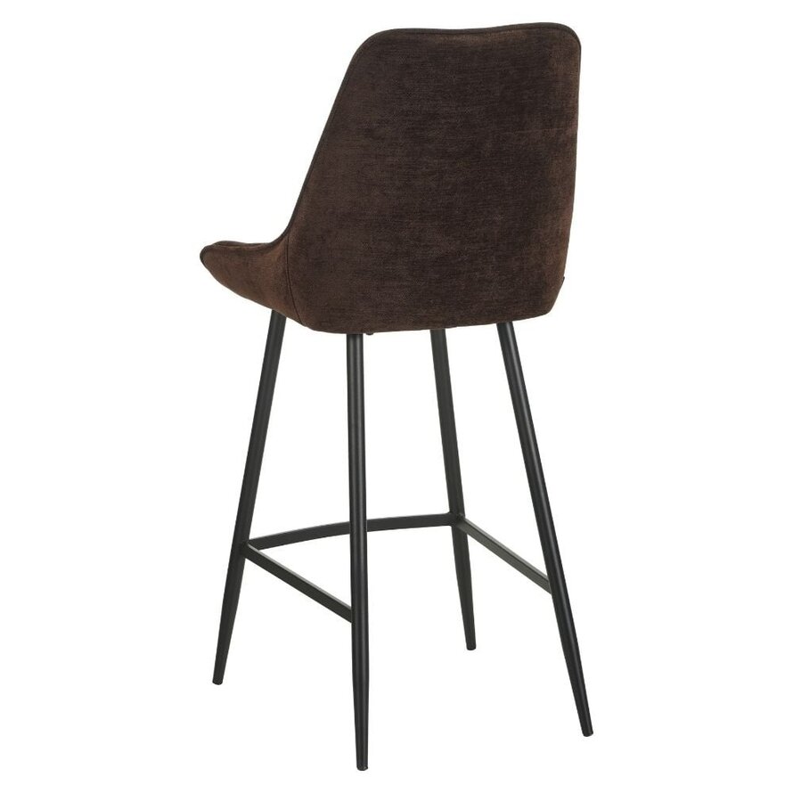 Barhocker Lynn Samt braun 71 cm