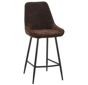 Bronx71 Barhocker Lynn Samt braun 71 cm