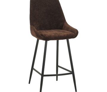 Bronx71 Barhocker Lynn Samt braun 71 cm