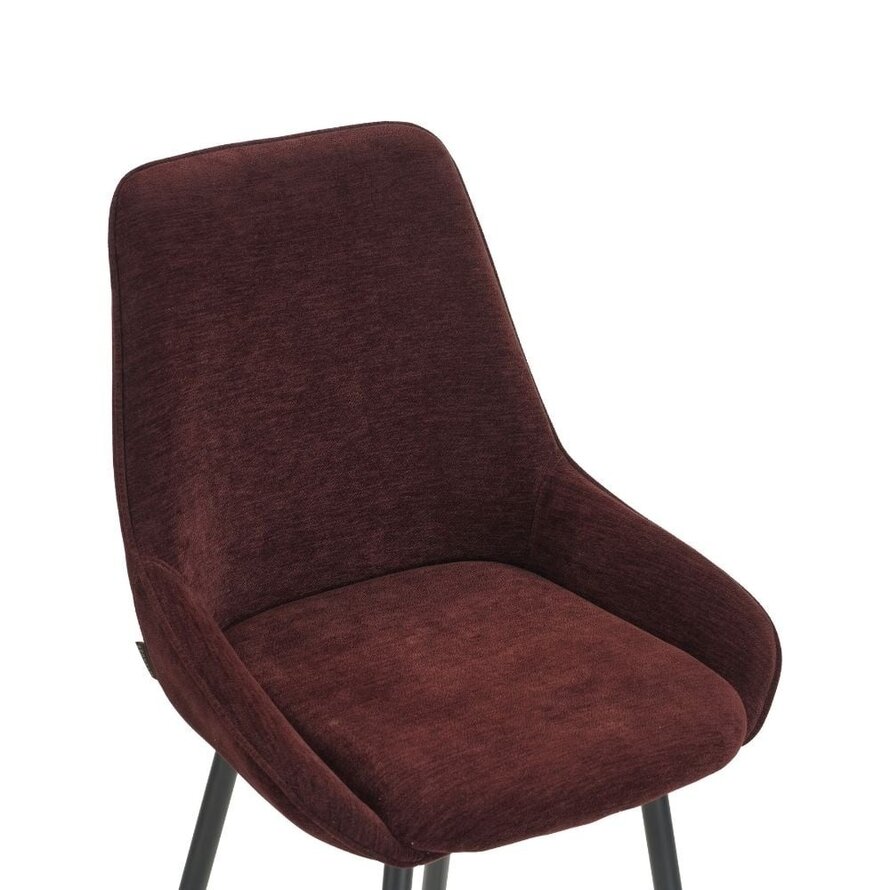 Barhocker Lynn Samt lila 71 cm