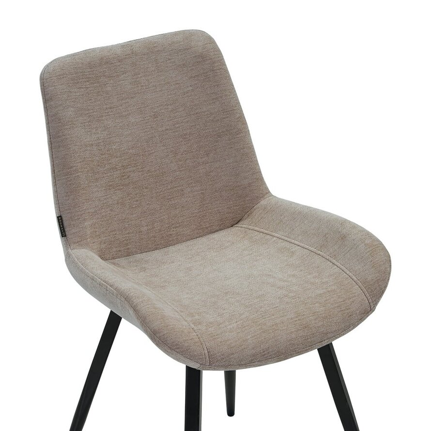 Stuhl Vic Samt beige