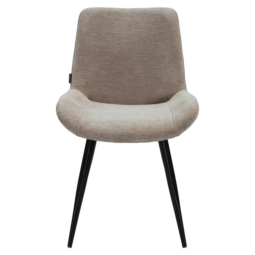 Stuhl Vic Samt beige