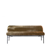 Bronx71 Esszimmerbank Momo Chenille Olivgrün 155 cm