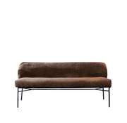 Bronx71 Esszimmerbank Momo Chenille Mocha 155 cm