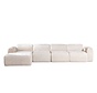 Ecksofa Maine XL Chenille beige links