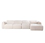 Ecksofa Maine XL Chenille beige rechts