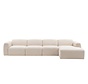 Ecksofa Maine XL Bouclé off white rechts