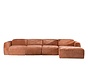 Ecksofa Maine XL Stoff terrakotta rechts