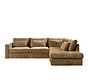 Ecksofa Kyle chenille olive grün rechts