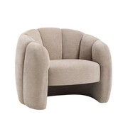 Bronx71 Sessel Lois Samt beige