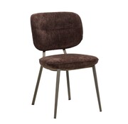 Bronx71 Stuhl Rosa Samt braun