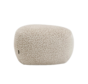 Hocker Fenna taupe Leo-Print