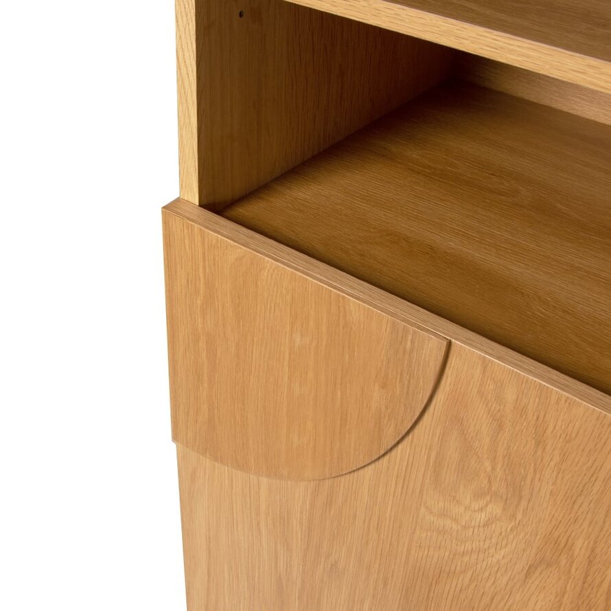 Wandschrank Mats Eiche hell 90 x 140 cm