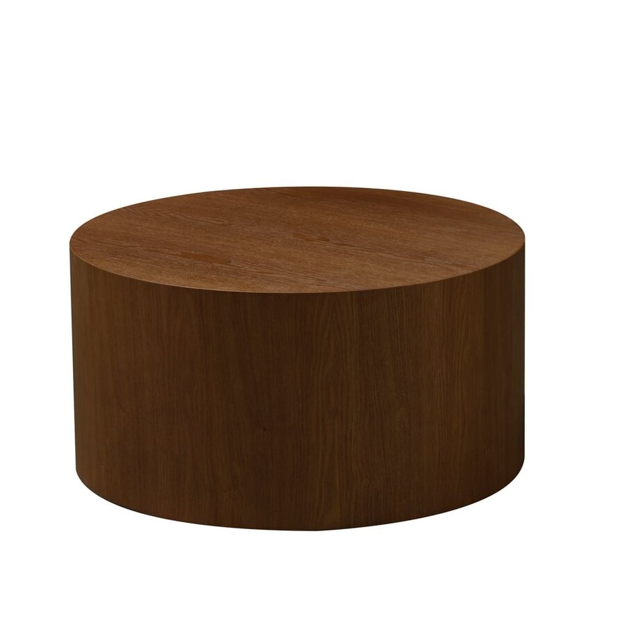 Couchtisch Set Ontario Ø55 / Ø80 cm Eiche dunkel