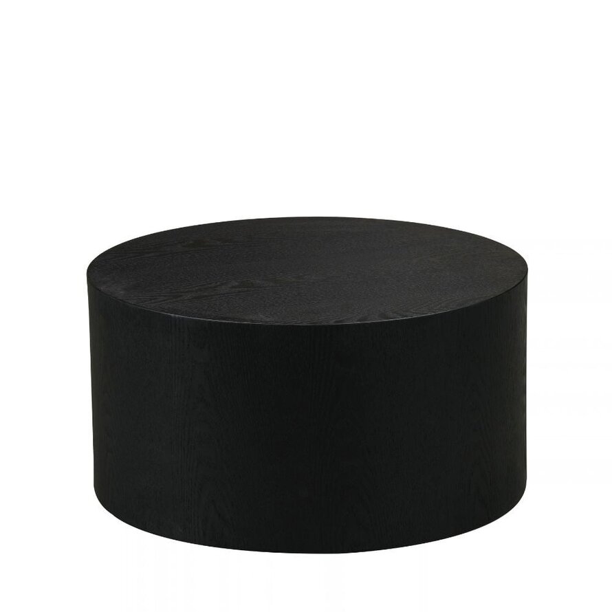 Couchtisch Set Ontario Ø55 / Ø80 cm Eiche schwarz