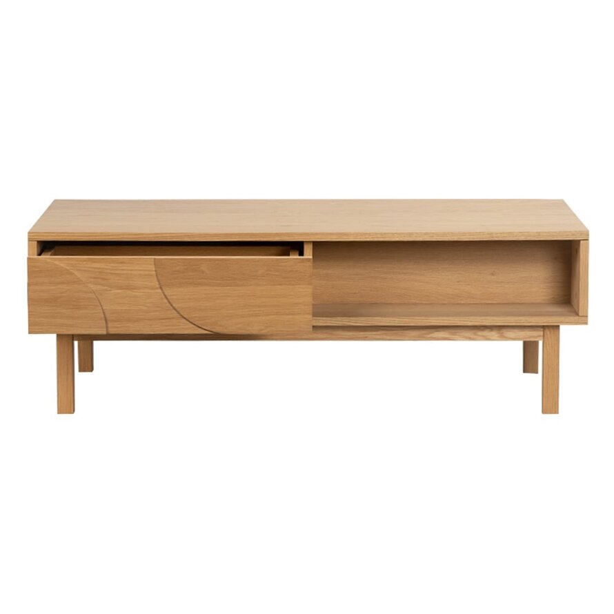 Couchtisch Mats Eiche hell 120 x 40 cm