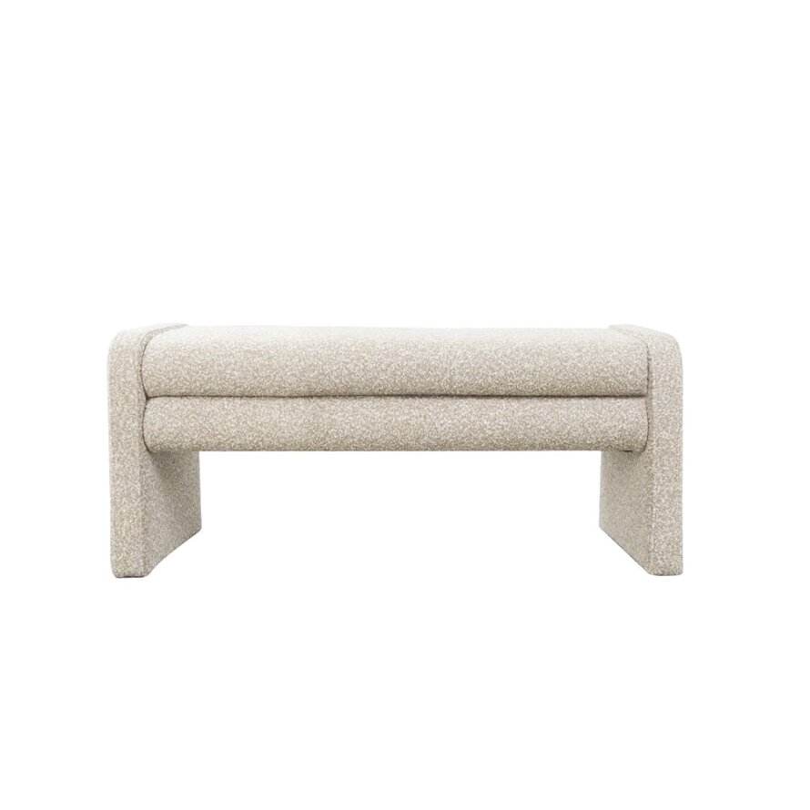 Esszimmerbank Neil Bouclé taupe 100 cm