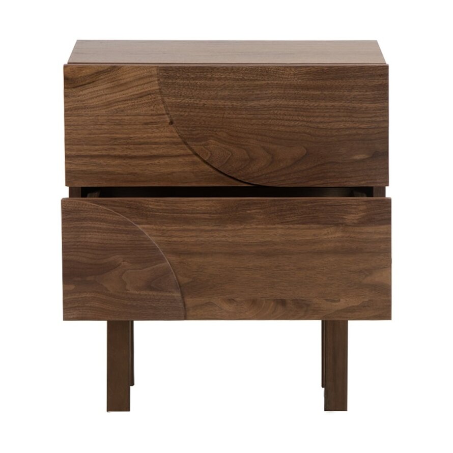 Beistelltisch Mats Eiche dunkel 48 x 55 cm