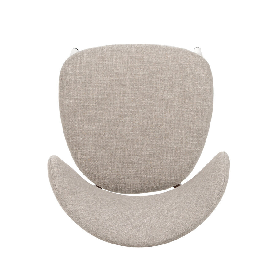 Stuhl Lara Leinen taupe